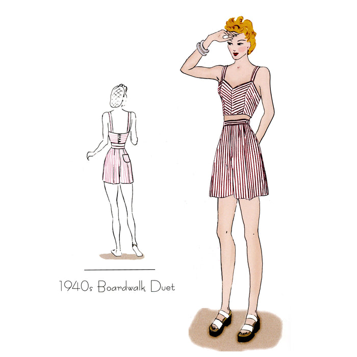 Boardwalk Duet Vintage Style Sewing Pattern