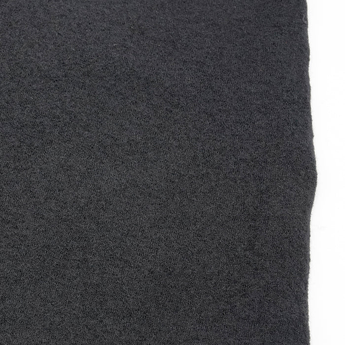 Wool Knit Fabric Black