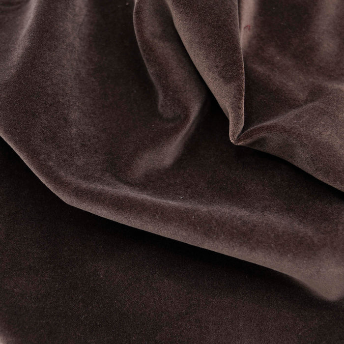 Italian Brown Cotton Velveteen