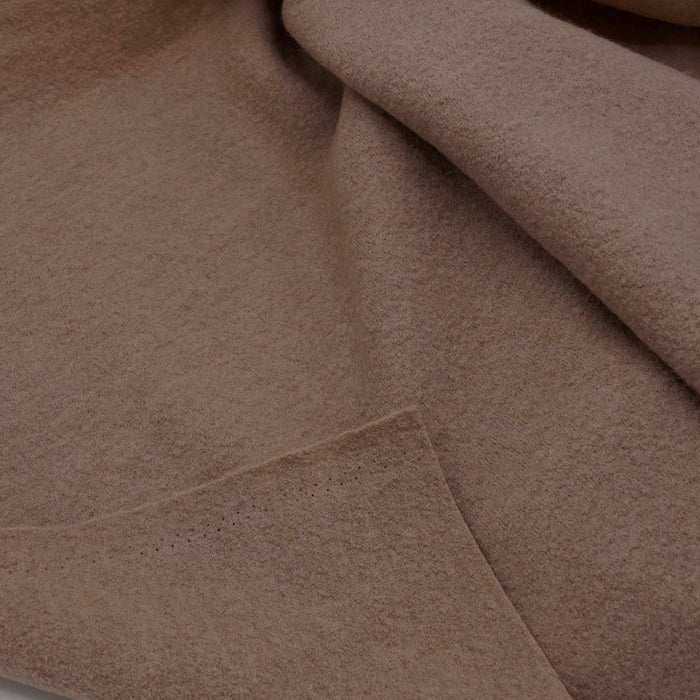 Merino Wool Coating Warm Sand