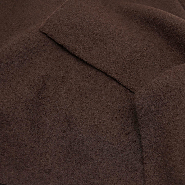Boiled Wool Coating Espresso