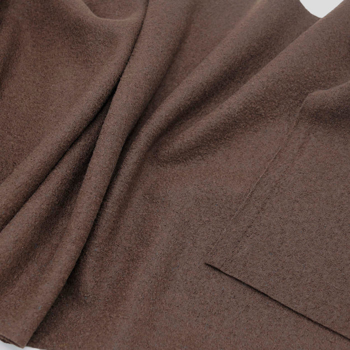 Boiled Wool Coating Espresso