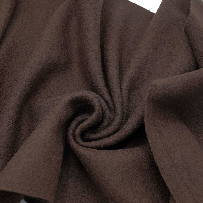 Boiled Wool Coating Espresso