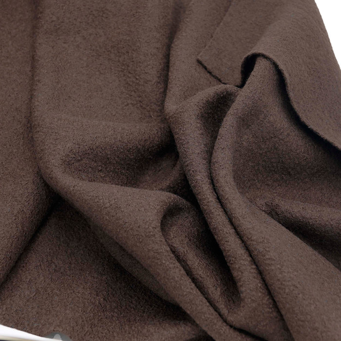 Boiled Wool Coating Espresso