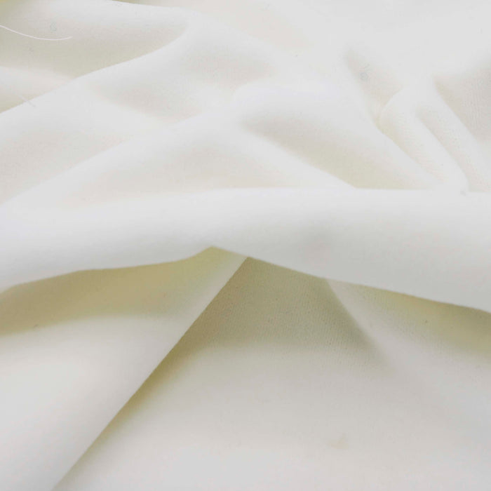 Arctic White Cotton Velveteen