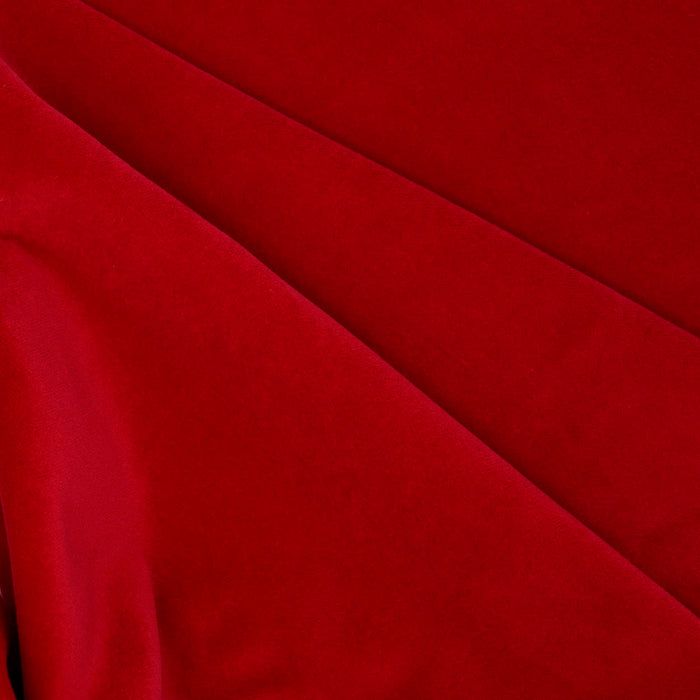 Santa Red Cotton Velveteen