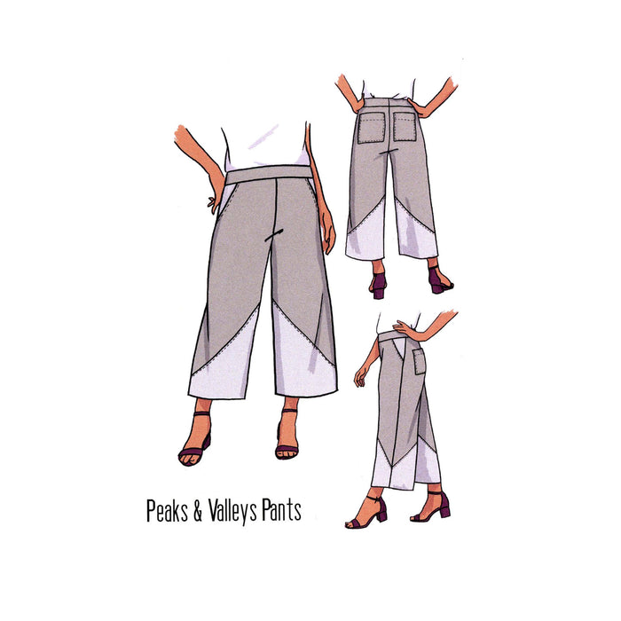 Peaks and Valleys Pant Vintage Style Sewing Pattern