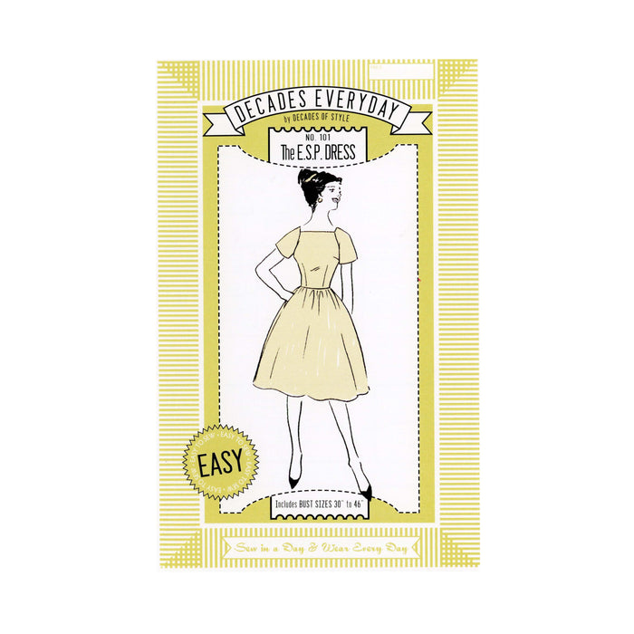 ESP Dress Vintage Style Sewing Pattern