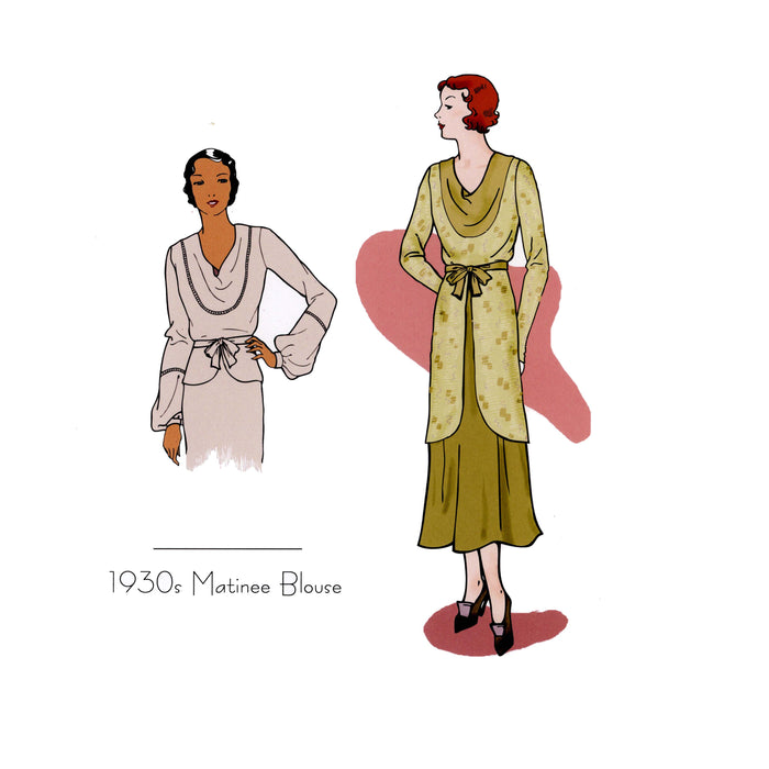 Matinee Blouse Vintage Style Sewing Pattern