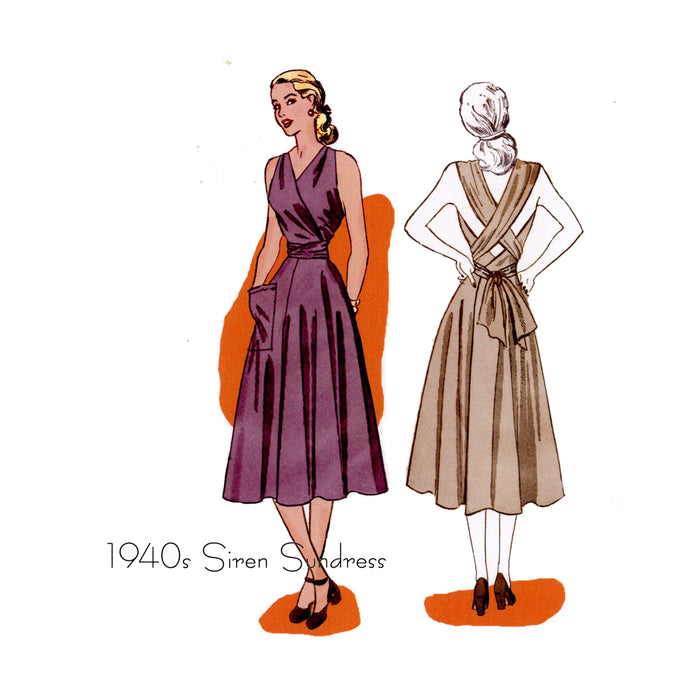 Siren Sundress Vintage Style Sewing Pattern