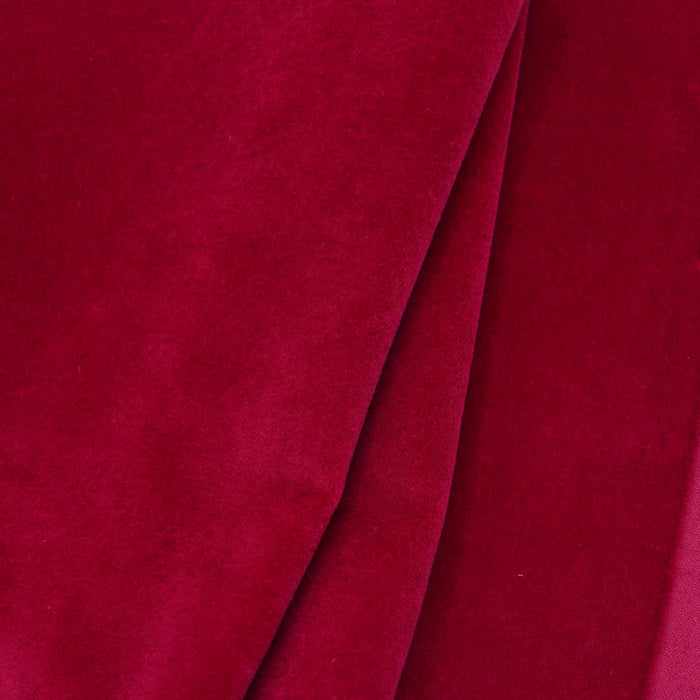 Cranberry Cotton Velveteen