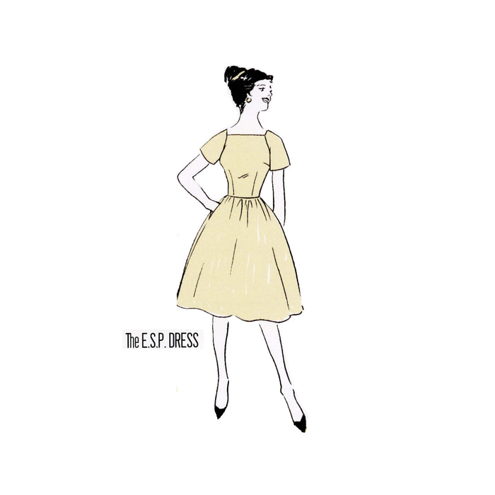 ESP Dress Vintage Style Sewing Pattern