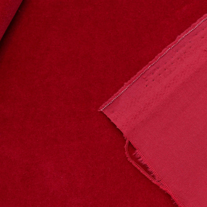 Cranberry Cotton Velveteen