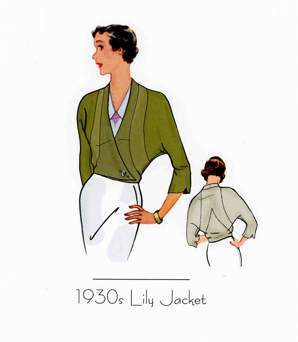 Lily Jacket Vintage Style Sewing Pattern