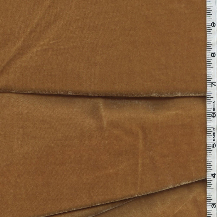 Saffron Silk Velvet Fabric