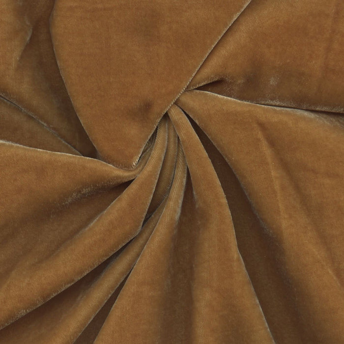 Saffron Silk Velvet Fabric