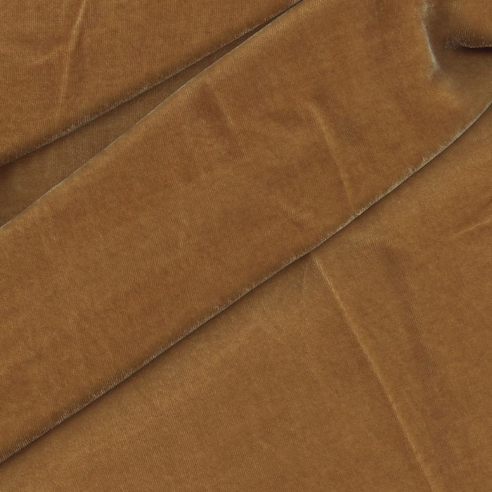 Saffron Silk Velvet Fabric