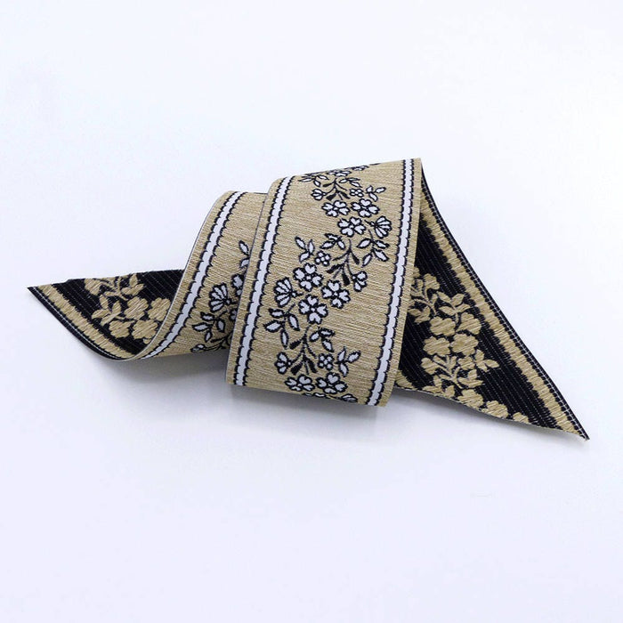 Floral Jacquard Ribbon