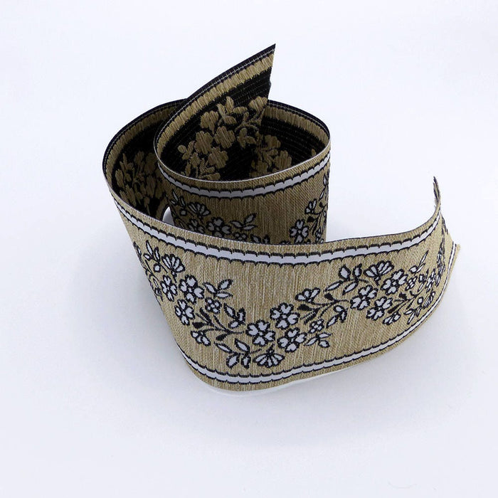 Floral Jacquard Ribbon
