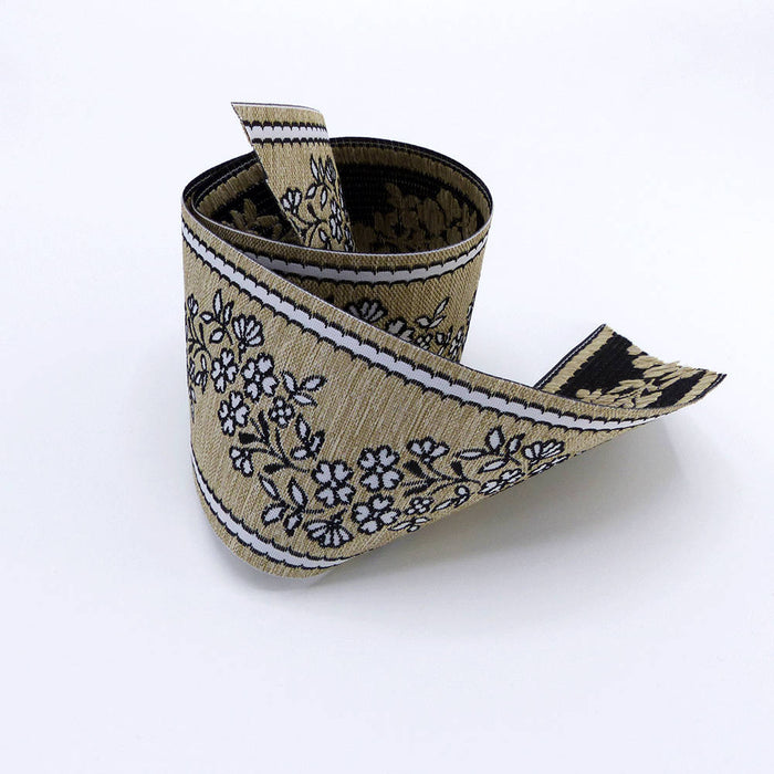Floral Jacquard Ribbon