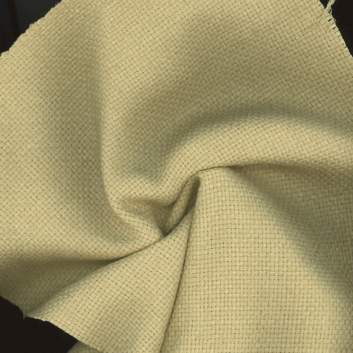 Raw Silk Fabric Lemongrass