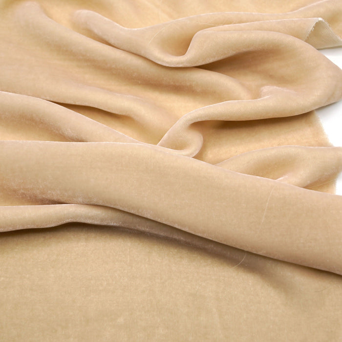 Silk Velvet Fabric Blush