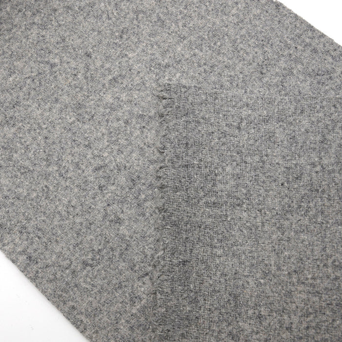 Stone Grey 100% Wool Melton