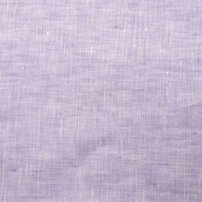 Yarn Dye Linen Lavender and White