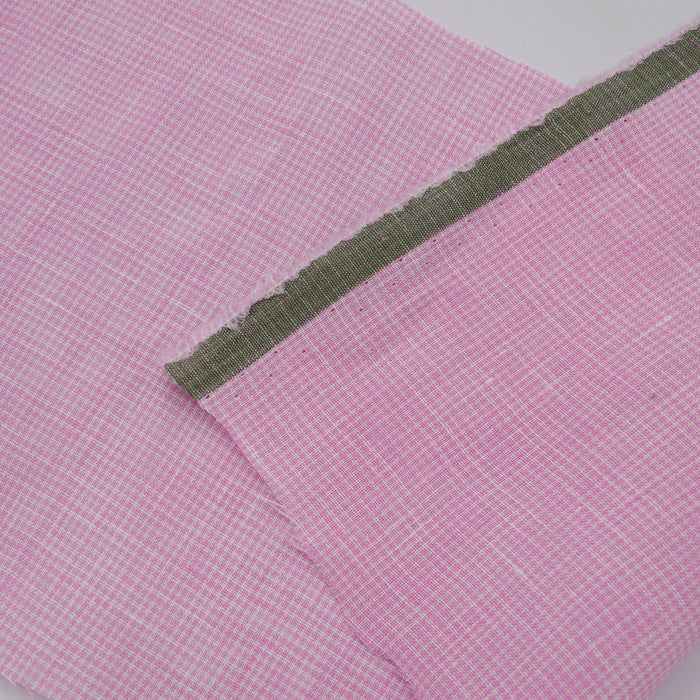 Gingham Yarn Dyed Linen Rose