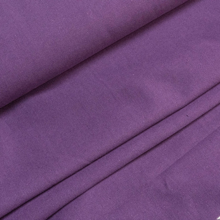 Lilac Linen Fabric, Lightweight Chambray, 58" Wide