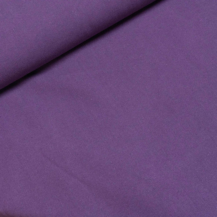 Lilac Linen Fabric, Lightweight Chambray, 58" Wide