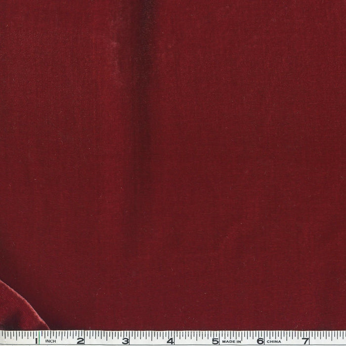 Silk Velvet Fabric - Pomegranate