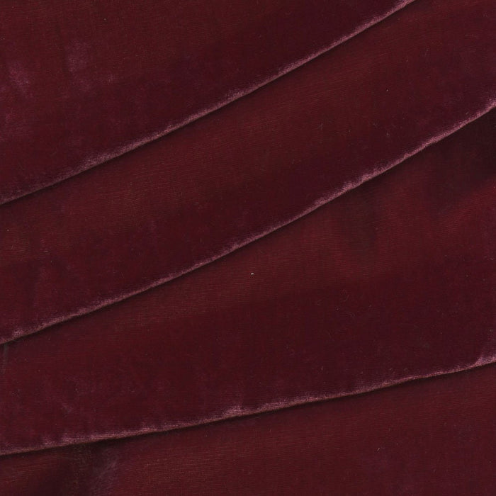 Wine Silk Velvet Fabric: Luxurious Silk Blend
