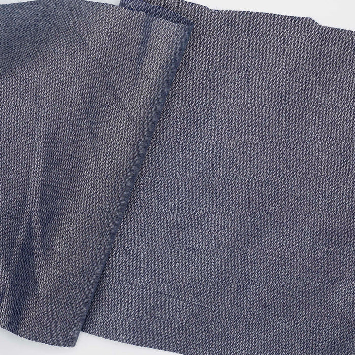 Metallic Denim Fabric: 100% Cotton Chambray