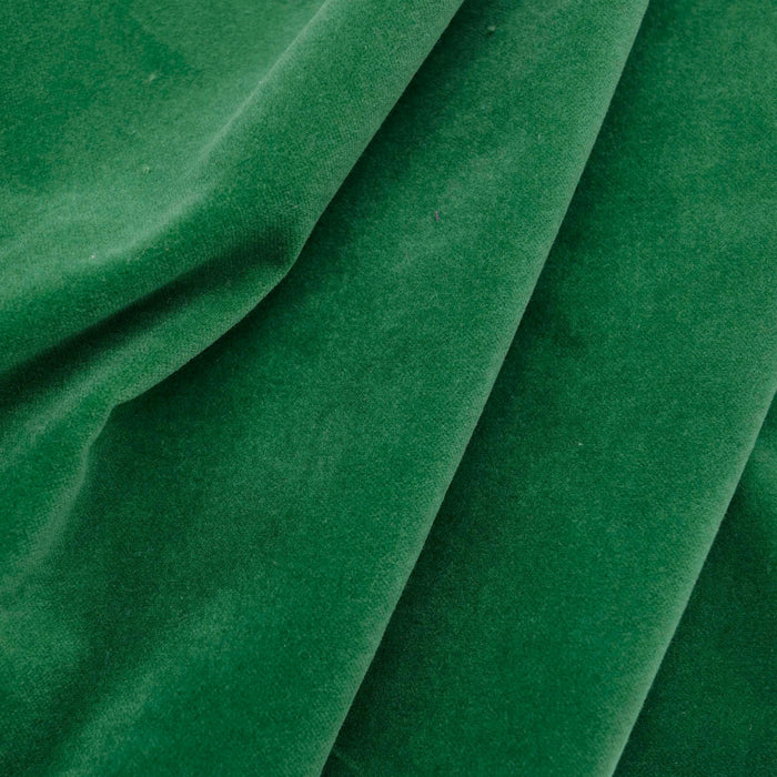 Holly Green Cotton Velveteen