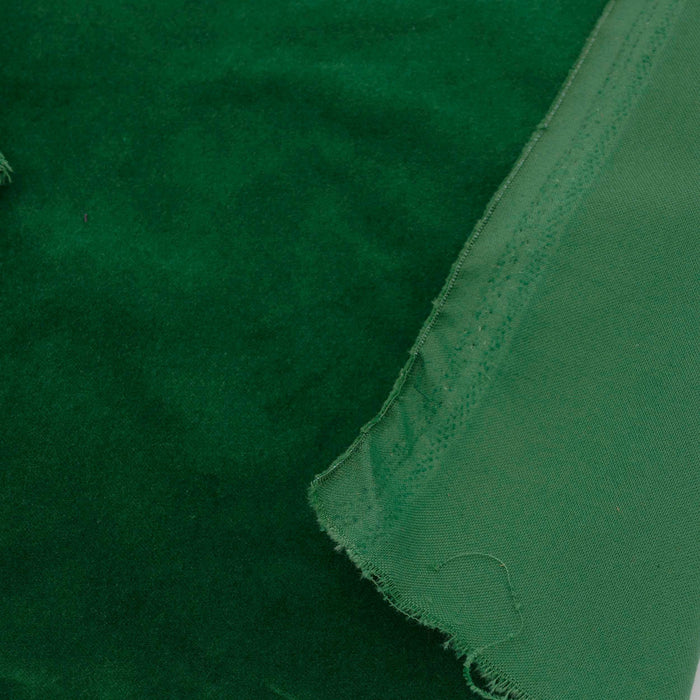 Holly Green Cotton Velveteen
