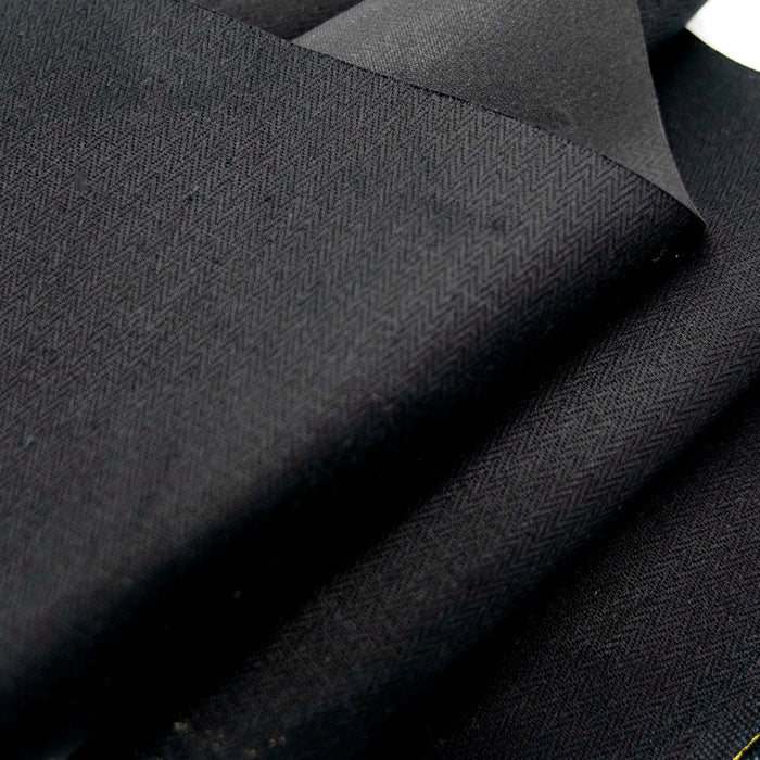 Water Repellent Hemp/Organic Twill Black