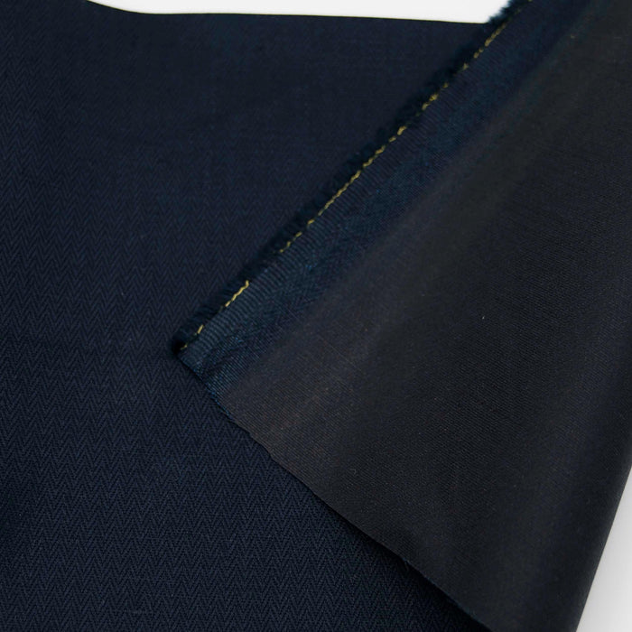 Water Repellent Hemp/Organic Twill Inky Blue