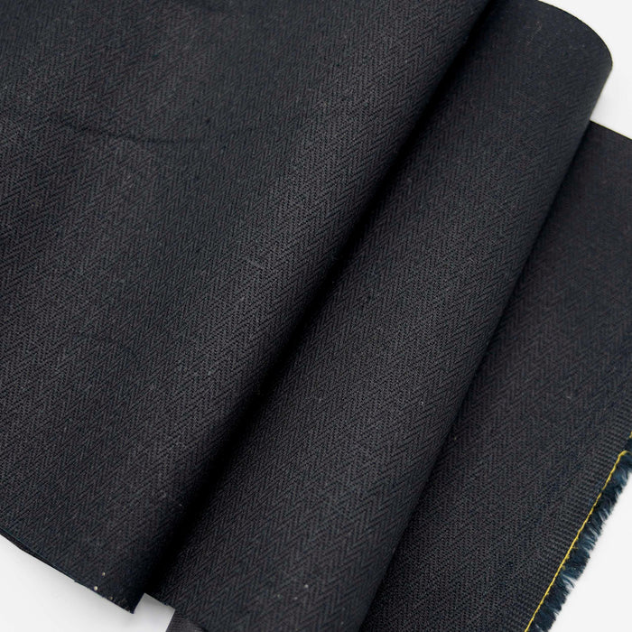 Water Repellent Hemp/Organic Twill Black