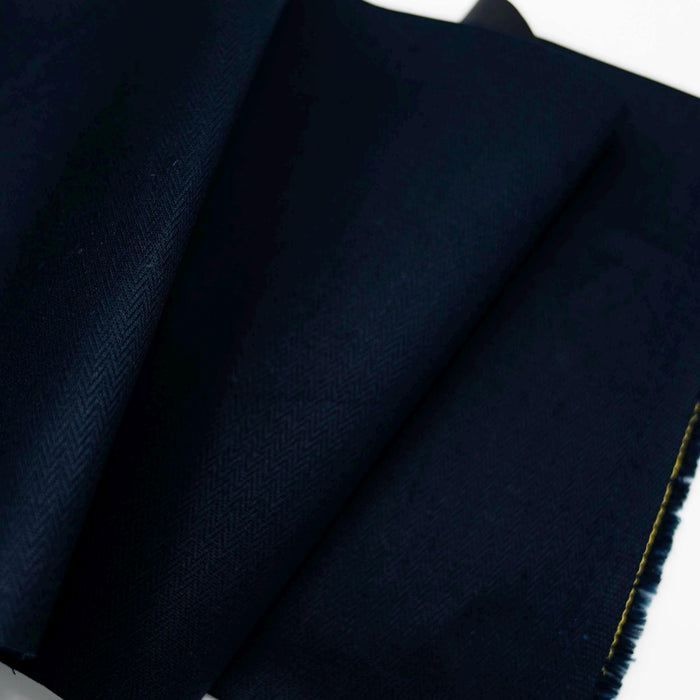 Water Repellent Hemp/Organic Twill Inky Blue