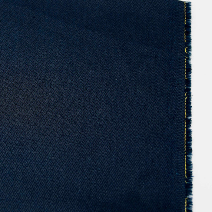 Water Repellent Hemp/Organic Twill Inky Blue