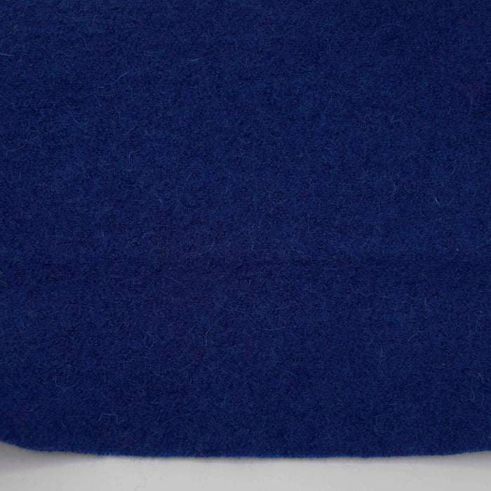 Boiled Wool Boucle Bright Navy