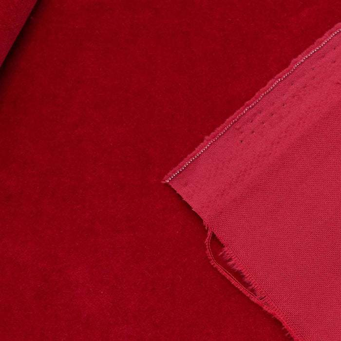 Cranberry Cotton Velveteen
