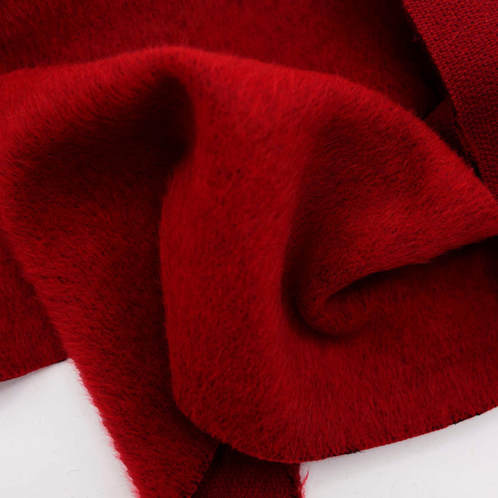 Cozy Mohair Wool Tomato Red