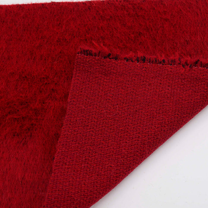 Cozy Mohair Wool Tomato Red