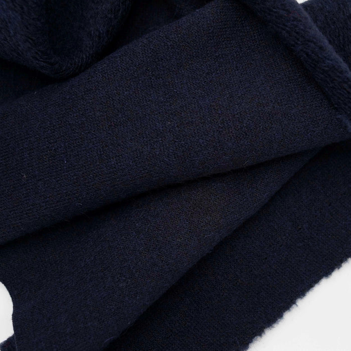 Cozy Mohair Wool Navy