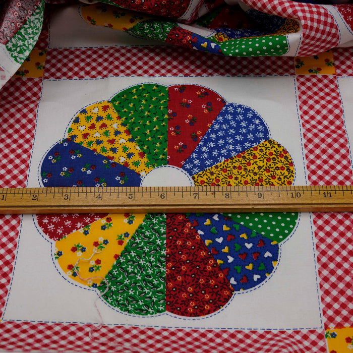 Vintage Quilt Motif Yardage