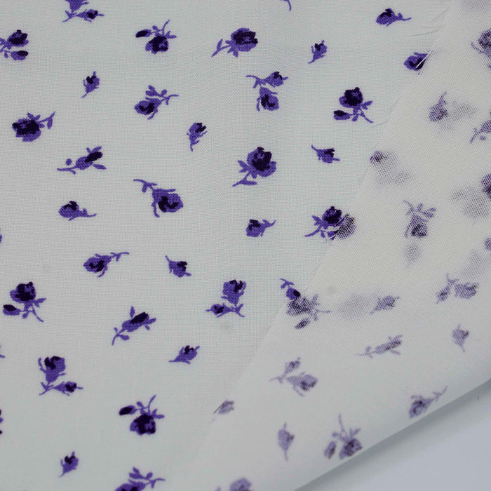 Blue Buds Rayon Challis
