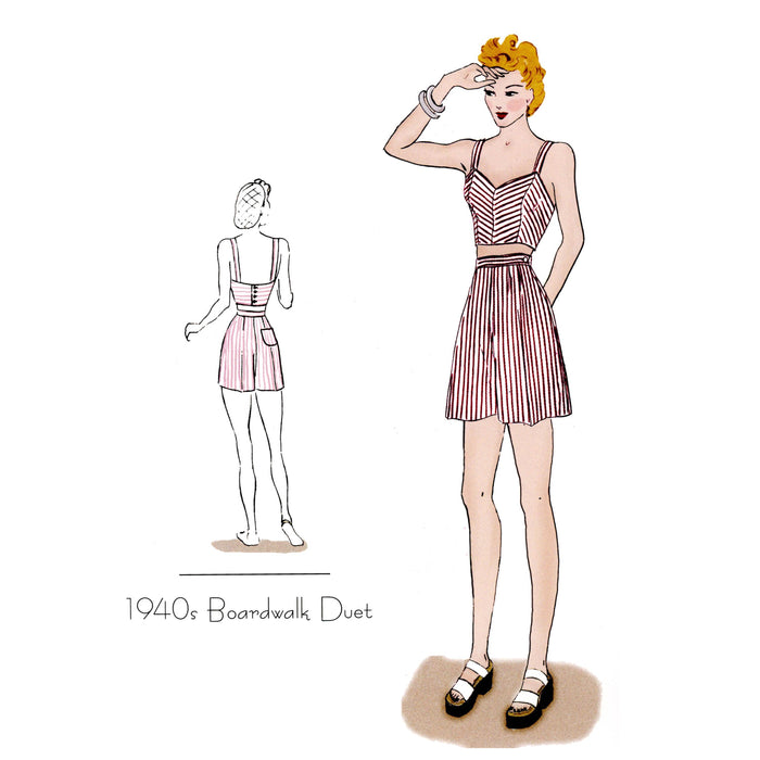 Boardwalk Duet Vintage Style Sewing Pattern