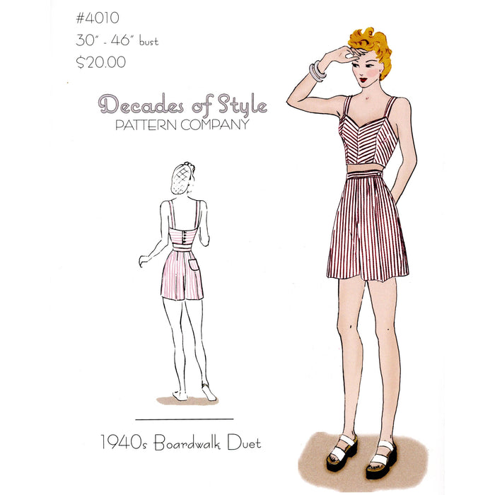 Boardwalk Duet Vintage Style Sewing Pattern